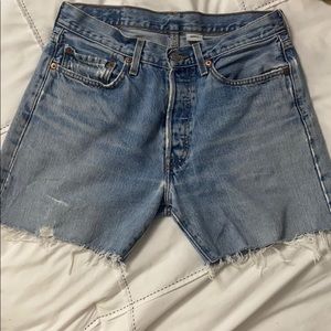 Vintage Levi’s biker short style (high rise) 501’s